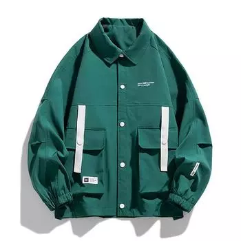 Весна и осень новый пиджак с лацканами мужской стиль Гонконг мода высокое качество модный бренд свободный повседневный спортивный топ пальто мужской L