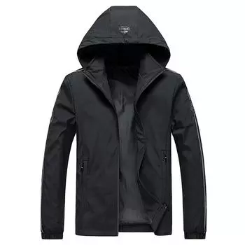 Весна и осень новый тренд мужская куртка простая повседневная универсальная модная красивая простая куртка M серый