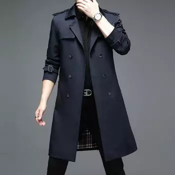 Весна и осень шелковица шелковая тонкая ветровка мужская среднего возраста деловая повседневная длинная свободная куртка для папы 170