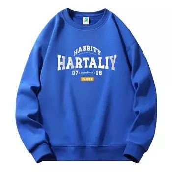 Весна и осень свитер с круглым вырезом мужская свободная куртка с длинным рукавом Ins подростковая футболка для пар весна и осень M белый