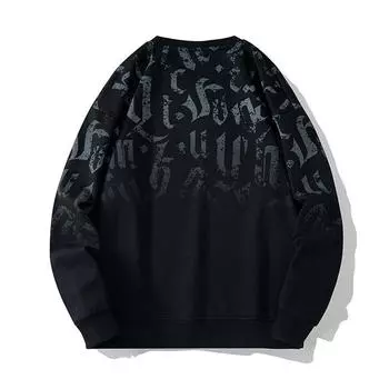 Весна и осень свободный свитер для мужчин плюс размер с круглым вырезом повседневный мужской свитер с длинным рукавом M