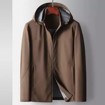 Весна и осень Трехслойная технология клеевого давления Молодежная легкая роскошная деловая повседневная тонкая куртка для снятия шляпы 170