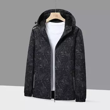 Весна и осень ветрозащитная и водонепроницаемая камуфляжная дышащая куртка однослойная куртка для активного отдыха для мужчин и женщин спортивная куртка R S белый