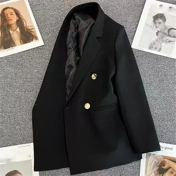 Весна и осень Женская мода повседневный деловой маленький пиджак XXXL белый