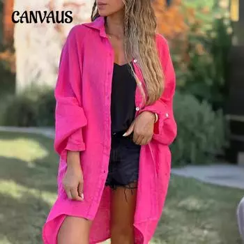 Весна и осень Женское платье-рубашка больших размеров Длинное платье Модный повседневный кардиган с длинным рукавом S серый