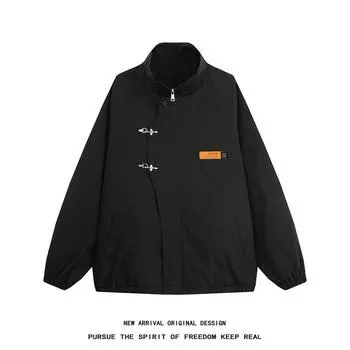 Весна и осень зима плюшевая утолщенная/обычная куртка пилота в стиле Vibe для мужчин свободного покроя американская ретро рабочая одежда одежда для велоспорта M абрикосовый