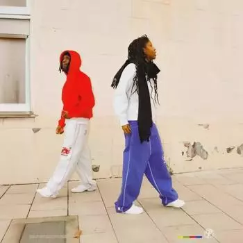 Весна/лето 2024 г. Мужские повседневные свободные прямые брюки в стиле хип-хоп с вышивкой S светло-серый