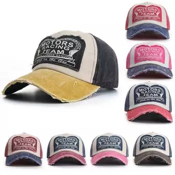 Весна-лето Хлопок Мужская бейсболка Стираная состаренная шляпа для мужчин и женщин Открытый Солнцезащитная шляпа Хип-хоп Кепки Повседневный Многоцветный Adjustable