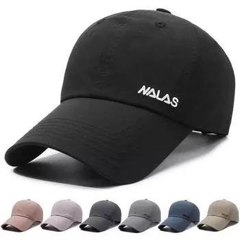 Весна Лето Мужская Женская Кепка Вышитая Надпись Бейсболка Кепка Солнцезащитная Кепка Для Отдыха На Природе чёрный