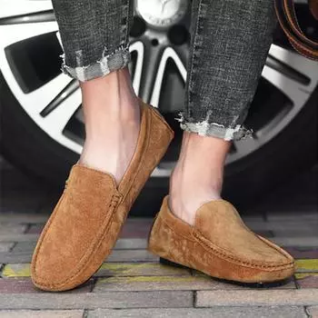 Весна/лето, мужские повседневные туфли-бобы большого размера, деловая обувь из натуральной кожи, обувь для ленивых, мужская обувь с закрытыми ножнами 49 белый