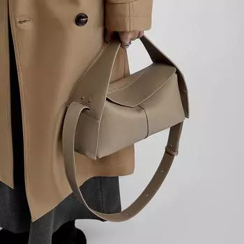 Весна/Лето Новая натуральная кожаная сумка-трансформер через плечо со съемным ремешком для женщин 28*10*15 cm чёрный