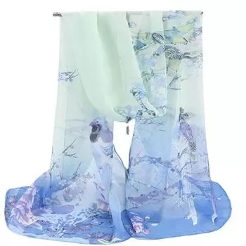 Весна/лето Новый женский шелковый шарф 50 * 160 см Имитация шелкового твила квадратный шарф Модный принт большой квадратный шарф профессиональный шарф 160*50cm