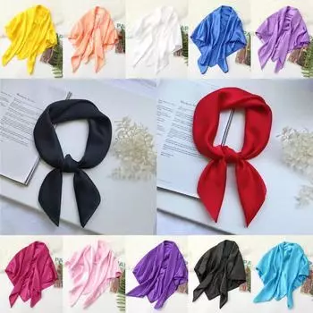 Весна/лето Новый женский шелковый шарф 90 * 90 см Имитация шелкового твила квадратный шарф Модный принт большой квадратный шарф профессиональный шарф 90*90cm