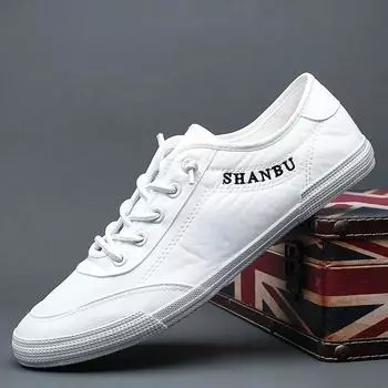 Весна, лето, осень. Мужские кроссовки. Мужские мокасины. Большие размеры. Легкие удобные туфли на плоской подошве. Мужские нескользящие мягкие повседневные парусиновые туфли. 46