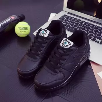 Весна Лето Осень Зима Женская обувь Обувь на воздушной подушке Женские спортивные кроссовки для бега Студенческие одинарные туфли Дорожная обувь Плоская обувь 34 белый