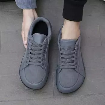 Весна-лето Повседневная обувь с широким носком для мужчин и женщин Босоножки Мягкая подошва Плоская обувь Нескользящая обувь для ходьбы Удобная обувь для велоспорта и скалолазания 36 серый