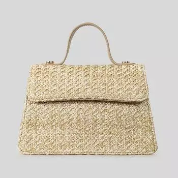 Весна/лето Ручная работа сумка через плечо на одно плечо женская пляжная сумка для отдыха популярная сумка бежевый