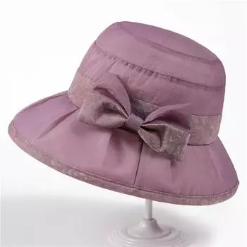 Весна-лето шляпы для женщин среднего возраста, тонкая модель, шляпа от солнца для матери, большая сетчатая шляпа для рыбака, шляпа для пожилых людей, солнцезащитная шляпа M56-58cm тёмно-синий