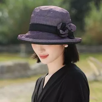 Весна-лето среднего возраста пожилая шляпа для бассейна складная шляпа от солнца дышащая универсальная шляпа рыбака солнцезащитная шляпа для женщин One size