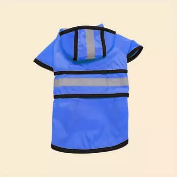 Весна Лето Водонепроницаемый Светоотражающий Маленький Средний Одежда Для Домашних Животных Дождевик Для Собак XS красный