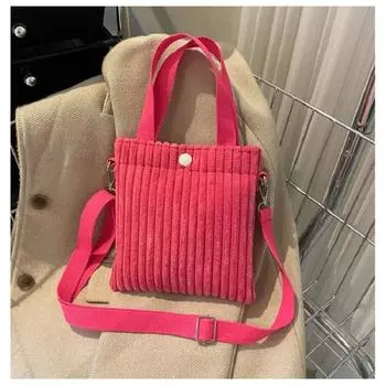 Весна Лето Женская Вельветовая Сумка-ведро Модная Сумка На Одно Плечо Кроссбоди Маленькая Квадратная Сумка-тоут Мини Сумка белый