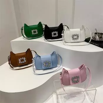 Весна Новые весенние и летние модные сумки для женщин Нишевая высококачественная сумка-полумесяц на одно плечо с подмышкой для женщин