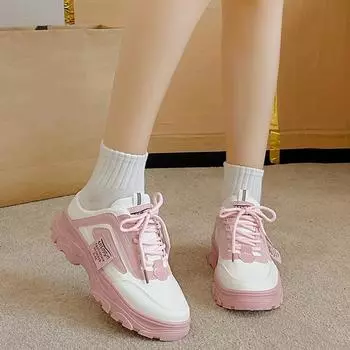 Весна/осень Baotou Shallow Mouth со шнуровкой, удобные модные тапочки, новые нескользящие повседневные туфли на плоской подошве с геометрическим узором для женщин 35