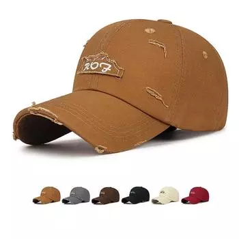 Весна Осень Бейсболка с буквенным отверстием для мужчин и женщин Спорт на открытом воздухе Солнцезащитная Кепка Кепка бежевый