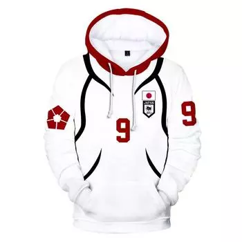 Весна Осень Флис Мужские Толстовки СИНИЙ ЗАМОК Аниме Принт Толстовки Уличная Свободный Пуловер Повседневный Топы С Капюшоном XS чёрный