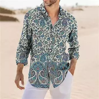 Весна Осень Элегантность Винтаж Peilis Рубашка с Длинным Рукавом Мужская Универсальная Красивая Рубашка Модные Верхние Рубашки Мужские S