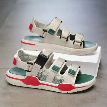 Весна-осень Красные шлепанцы для мужчин 2024 Лето Зеленые мужские туфли Унисекс Сандалии Кроссовки Спортивная обувь Обувь известных брендов 6.5