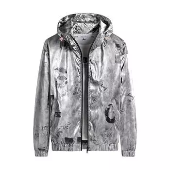 Весна Осень Куртка Бомбер Мужская Тонкая Деловая Пальто Тонкий Повседневный XXXXL синий