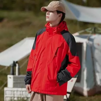 Весна Осень Куртка-дождевик с водоотталкивающей пропиткой для мужчин, походов, гольфа и путешествий S джинсовый синий