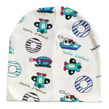 Весна Осень Модная Детская Шапка Для Мальчиков Девочек Шапочки Для Малышей Кепка Мультяшные Младенческие Шапки Теплая Детская Шапка Детская Одежда Аксессуары 50CM( 1 to 3 years )