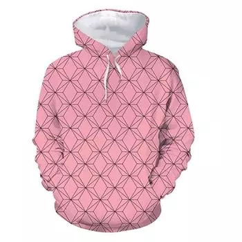 Весна Осень Мужская Повседневная 3D Цифровая Печать Пальто С Капюшоном Мужская Спортивная Мода Пуловер Толстовки M чёрный