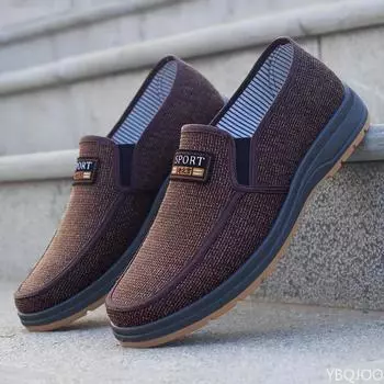 Весна Осень Мужская повседневная обувь Прогулочная обувь Дышащие мужские мокасины Лидер продаж Модные мужские кроссовки Zapatilla Hombre мужские сетчатые туфли 39 коричневый