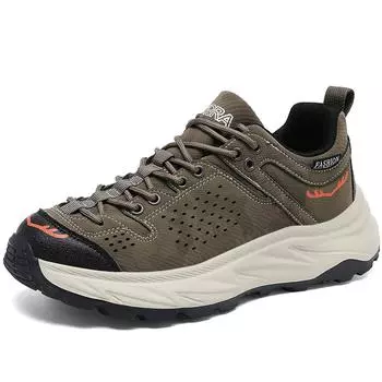 Весна/Осень Мужская ультралегкая походная обувь Спортивная обувь Повседневная обувь Кроссовки для бега 39 хаки