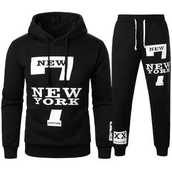 Весна Осень Мужские Комплекты Модный Спортивный Костюм Повседневная Спортивная Одежда Костюмы Толстовки Уличная Одежда Мужчины Хип-Поп Спортивные Костюмы S темно-серого