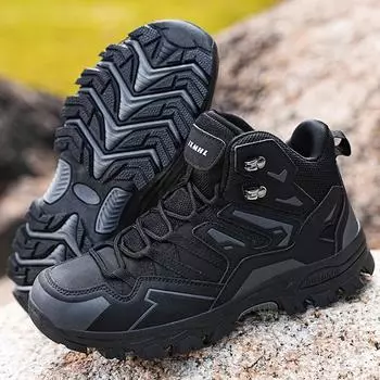 Весна-Осень. Мужские/женские походные ботинки, нескользящая, противоскользящая спортивная обувь. 36 розовый