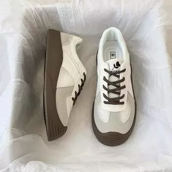 Весна Осень Новая Нишевая Оригинальная Женская Обувь Ретро Каваи Повседневная Обувь Для Альпинизма и Пешего Туризма Спортивная Обувь 35