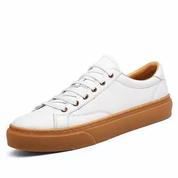 Весна Осень Новейшая Кожаная Мужская Повседневная Обувь Черные Мужские Кроссовки Модные Мокасины Для Отдыха Прогулки Офиса На Шнуровке Мужская Обувь 39