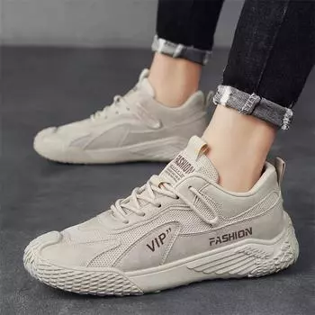 Весна Осень Новые Дизайнерские Повседневные Кроссовки для Мужчин Модные Спортивные Корейские Кроссовки Мужские Однотонные Туфли На Платформе Мужские 39