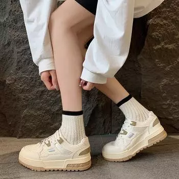 Весна Осень Новые женские кроссовки Дизайнерские женские повседневные спортивные удобные кроссовки на плоской платформе для бега Tenis 35