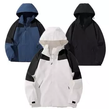 Весна Осень Новый мужской штурмовой жилет ветрозащитный спальный грязезащитный жилет для кемпинга и пешего туризма модели большого размера куртка M-5XL M чёрный