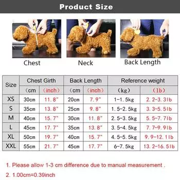 Весна Осень Собачьи Комбинезоны Одежда для собак для маленьких собак Чихуахуа Темно-синий костюм Пальто для собак Куртка Комбинезоны для щенков Одежда Наряды XS красный