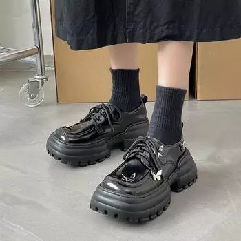 Весна/осень удобные туфли на плоской подошве с сексуальным металлическим квадратным каблуком модные туфли на высоком каблуке элегантные повседневные женские туфли нового поступления 35