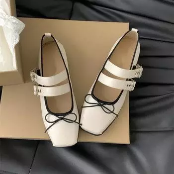 Весна Осень Женские Балетки Модные Бабочки-Узлы Дамские Платья На Открытом Воздухе Балетки Женские Балетки 35