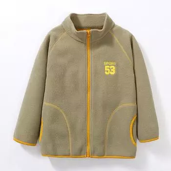Весна Осень Зима Теплая повседневная одежда Детские пальто Верхняя одежда для девочек и мальчиков Флисовое термопальто на молнии для девочек и мальчиков Зеленый Синий Фиолетовый Розовый 180cm синий
