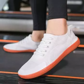 Весна Широкая колодка Босоножки Пара Кроссовки Комплексная Тренировка Плоская Обувь Велоспорт Приседания Становая Тяга Спорт на Открытом Воздухе 36 розовый