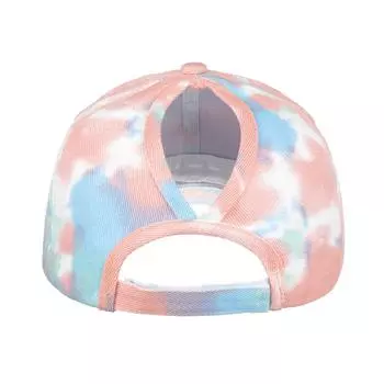 Весной и летом новая бейсболка с принтом «конский хвост» и дыркой, кепка-бандл, кепка-бандаж, кепка-солнцезащитная кепка синий